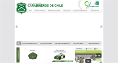 Desktop Screenshot of carabineros.cl