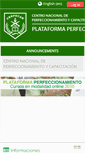 Mobile Screenshot of perfeccionamiento.carabineros.cl